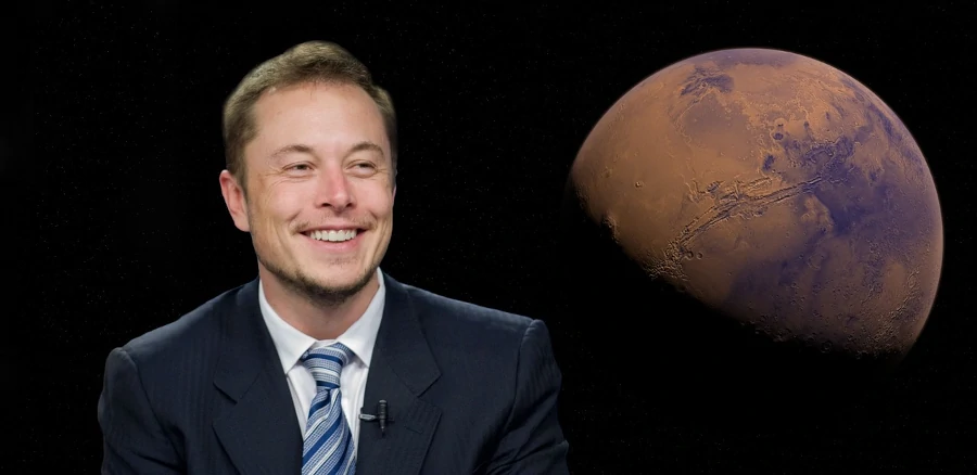 elon musk i księżyc